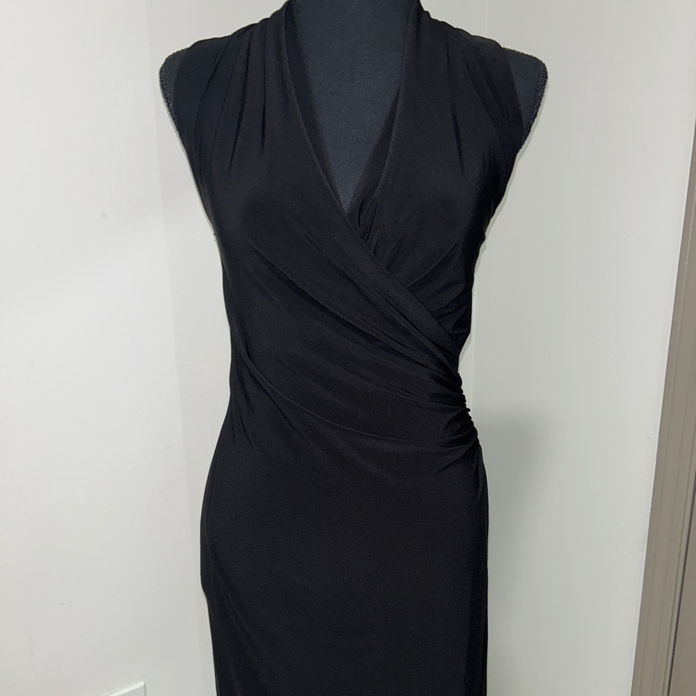 Norma Kamali Black wrap dress
